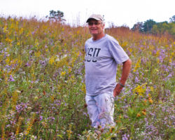 Eldred in the Iris Drive Prairie in Crawford County, WI. Circa 2020. Photo by Steve Hubner.