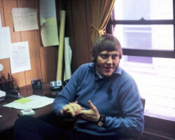 Born began teaching and researching at the University of Wisconsin - Madison in 1969. Photo courtesy of Stephen Born.