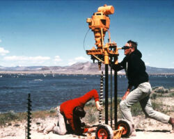 Born's dissertation work was on Pyramid Lake and the Trukee River system in Nevada. 1967-1968. Photo courtesy of Stephen Born.