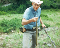 Born at Geology Field Camp in Wyoming. 1959. Photo courtesy of Stephen Born.