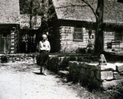 Jensen at The Clearing in Door County, WI. Photo courtesy of William Tishler.