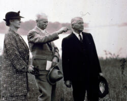 One of Jensen's last projects - Springfield Memorial Gardens, Springfield, IL. Jens Jensen. Photo courtesy of William Tishler.