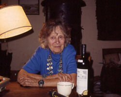 Frances Hamerstrom at home. 1996.