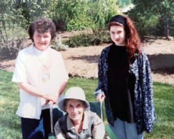 Daughter Macky, Aroline and granddaughter Stacey Bramhall (Schmitt).