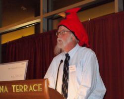 Noel Cutright speaking about his favorite topic.