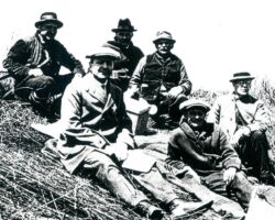 Louis Radke (far right). 1927.