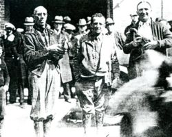 Louis Radke (center). 1930.