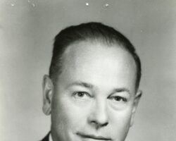 While working for the Interior Department in Duluth, MN, Stoddard coordinated development of a formal Department of the Interior study which confirmed that Reserve Mining was dumping up to 67 thousand tons of taconite tailings containing asbestos-like fibers a day into Lake Superior. 1969. (Photo courtesy of Stoddard Family.)