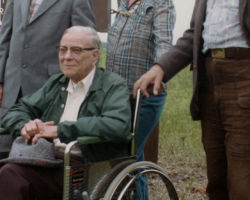 Paul J Olson with WCHF Inductees and fellow Prairie Chicken conservationists Fran and Fred Hamerstrom.