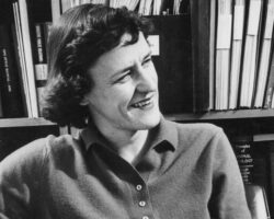 Ruth Hine was the state's first female professional biologist and retired in 1986. 1961. (Photo courtesy of UW-Madison Digital Archives. )