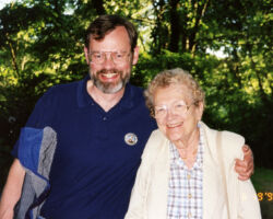 Walter Kuhlmann with his mother Ann Kuhlmann.