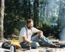 Walter Kuhlmann in the Boundary Waters Canoe Area Wilderness, MN.