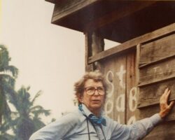 Earley was well known not only for her conservation work but her rugged travels around the world as a birder, including this trip years ago to Central America. Photo courtesy of Susie Earley.