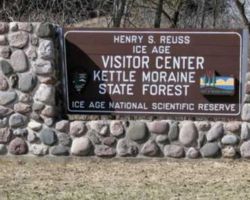 Nestled in the Kettle Moraine sits the Henry S. Reuss Ice Age Visitor Center. A great place to start your visit to the Kettle Moraine State Forest (Northern Unit) as it will help educate you about the forest and give you information about more opportunities in the forest.