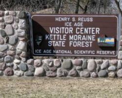 Nestled in the Kettle Moraine sits the Henry S. Reuss Ice Age Visitor Center. A great place to start your visit to the Kettle Moraine State Forest (Northern Unit) as it will help educate you about the forest and give you information about more opportunities in the forest.