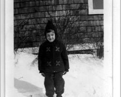 Bill Horvath, 6 years old. He grew up in Navario, Wisconsin.