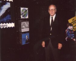 Gaylord Nelson at the Wisconsin Conservation Hall of Fame at Schmeeckle Reserve, UW-Stevens Point. (Photo courtesy of the Wisconsin Conservation Hall of Fame.)