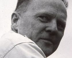 Ernest F. Swift, Director of the Wisconsin Conservation Department. 1952. Photo by Staber W. Reese. Courtesty of UW-Madison Digital Archives.