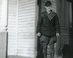 Ernest Swift, conservation warden. Circa 1940. Photo courtesty of UW-Madison Digital Archives.