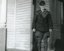 Ernest Swift, conservation warden. Circa 1940. Photo courtesty of UW-Madison Digital Archives.