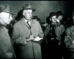 D. C. Everest (far left) at American Forestry Association. 1950. Photo courtesy of Trees for Tomorrow.