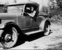 Sergius Wilde with US Forest Service in Upper Michigan. 1930.