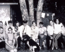 Sergius Wilde at his Minocqua home. 1968.
