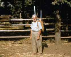Raymond Zillmer in the Trinity Alps. 1956.