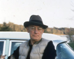 Raymond Zillmer on Washington Island.