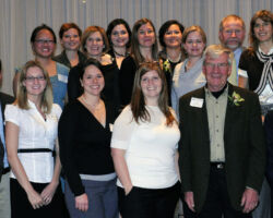 Arlen Christenson influenced conservation and environmental issues by guiding, as a founding board member and President, Midwest Environmental Advocates (MEA) as a formidable protector of citizen and public rights in the environment. Arlen is pictured here with the MEA board and staff in 2009. (Photo courtesy of Melissa Scanlan.)