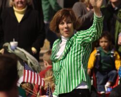 Kathleen Falk at a St. Patrick's Day parade in 2009. (Photo from Wikipedia.)