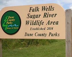In 2014, The Dane County Executive and Board Supervisors named newly acquired 500 acres along the Sugar River after Kathleen and her Chief of Staff, Topf Wells, who both led Dane County’s land and water initiatives: The Falk Wells Sugar River Wildlife Area.