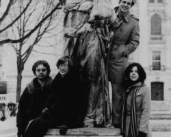 In the mid-1970s, Kathleen joined Wisconsin Environmental Decade (now Clean Wisconsin). She litigated law reform cases and won groundbreaking decision from the Wisconsin Supreme Court enforcing the states then new environmental impact statement law. Pictured is Kathleen with the Wisconsin Environmental Decade staff in 1978. (Photo courtesy of Kathleen Falk.)