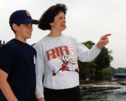 Kathleen Falk and son, Eric. Circa 1990s. (Photo courtesy of Kathleen Falk.)