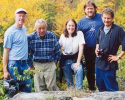 Martin Hanson and staff from Wisconsin Public Television. (Photo courtesy of Mark Weller.)