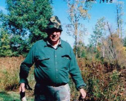 Bill Horvath duck hunting.