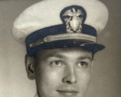 While in the U.S. Navy during World War II, Charles H. Stoddard identified a new species of tropical tree in the Solomon Islands of the South Pacific. The tree was named Mastixdiodendron Stoddardii. 1944. (Photo courtesy of Stoddard Family.)