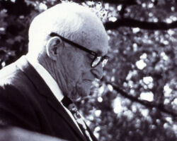 MacKenzie at the dedication of MacKenzie Environmental Education Center in Poynette, WI.